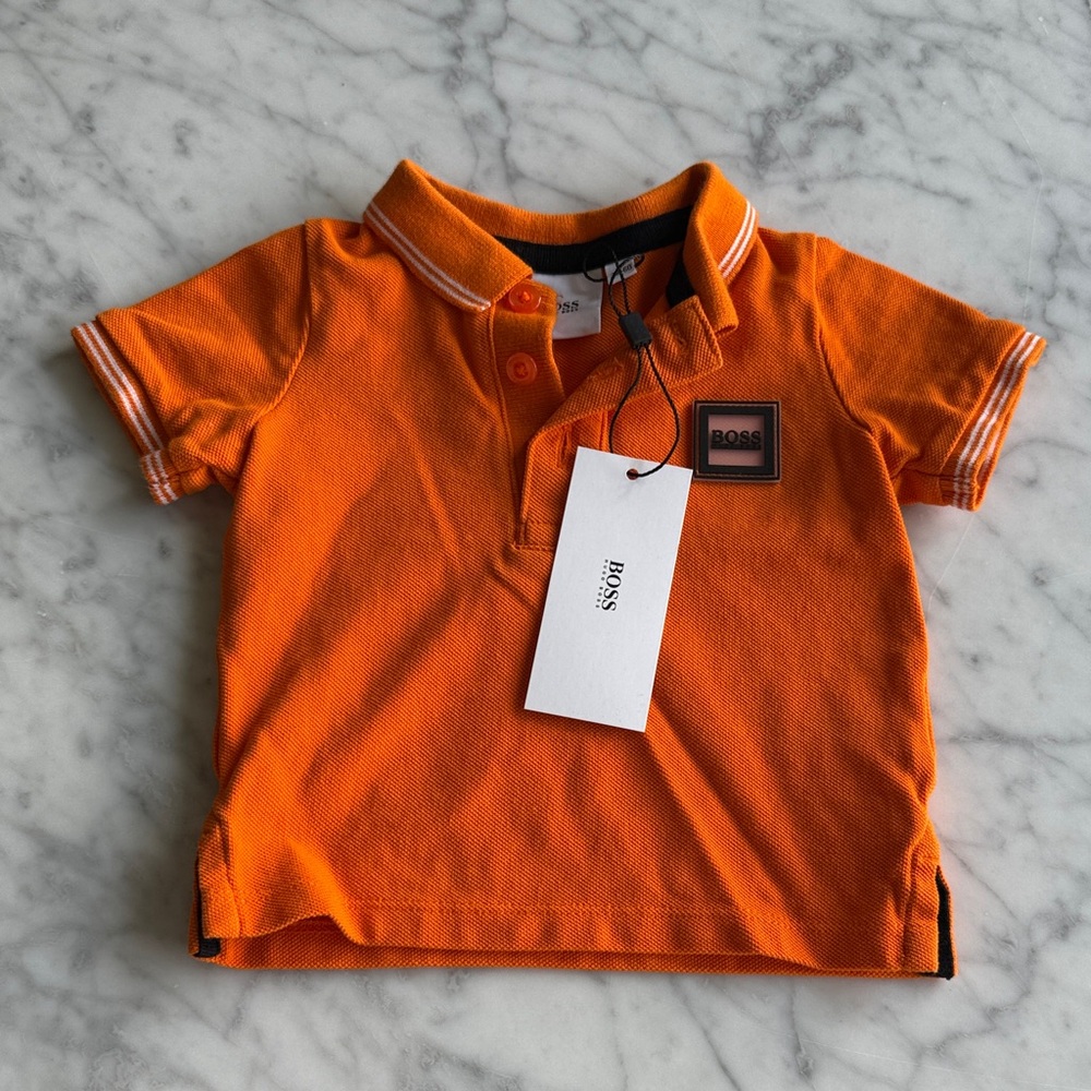 Boss Orange Short Sleeve Polo Shirt for Kids